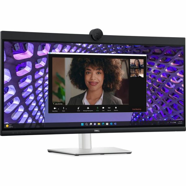 Dell P3424WEB 34" Class Webcam UW-QHD Curved Screen LED Monitor - 21:9 - Black, Silver - Image 6