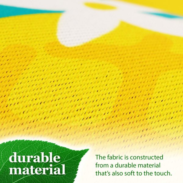 G128 Garden Flag Welcome Gnome at Beach with Pineapple 12"x18" Blockout Fabric - Image 7