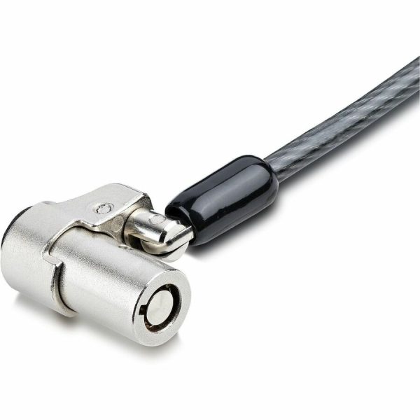 StarTech.com Laptop Cable Lock 6Ft Compatible w/ Noble Wedge®, Anti-Theft Keyed Lock, Security Cable Lock, Steel Cable Lock For Laptop - Image 2