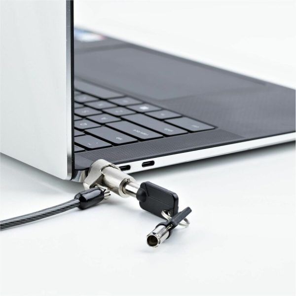 StarTech.com Laptop Cable Lock 6Ft Compatible w/ Noble Wedge®, Anti-Theft Keyed Lock, Security Cable Lock, Steel Cable Lock For Laptop - Image 5