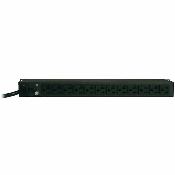 Eaton Tripp Lite Series 2.4kW Single-Phase Local Metered PDU, 120V (12 5-15/20R), L5-20P / 5-20P, 120V Input, 15 ft. (4.57 m) Cord, 1U Rack-Mount - Image 2