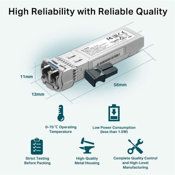 TP-Link Omada 10GBase-LR SFP+ LC Transceiver - Image 7