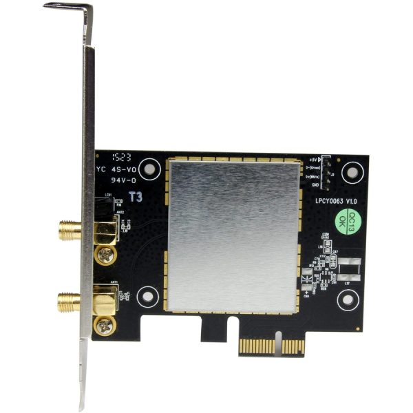 StarTech.com AC600 Wireless-AC Network Adapter - 802.11ac, PCI Express - Dual Band 2.4GHz and 5GHz Wireless Network Card - Image 2