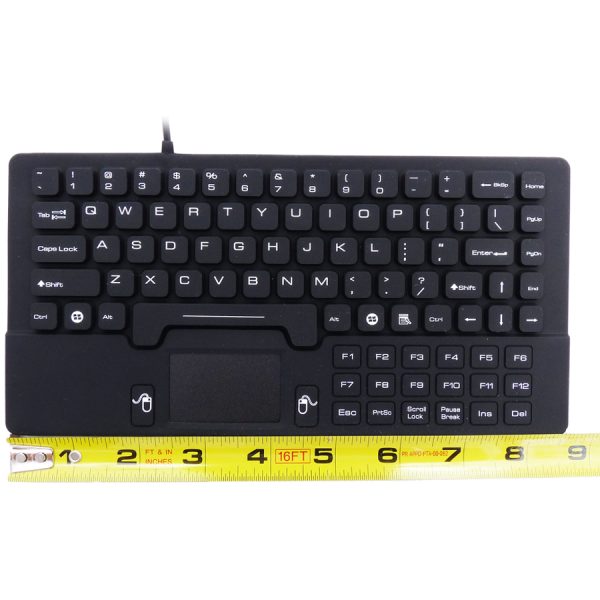 DSI WATERPROOF IP68 SILICONE MINI SIZE WIRED KEYBOARD WITH TOUCHPAD - Image 2