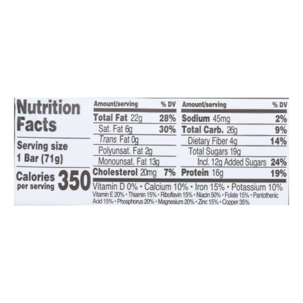 Perfect Bar Coconut Peanut Butter Bar - Case of 8 - 2.5 OZ - Image 3