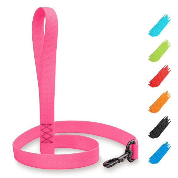 Waterproof Dog Leash 4 Ft   6 Ft   Anti Slip Dog Leash for Large Dogs Small and Medium Dogs   Heavy Duty Dog Leash with Water and Dirt Resistant   Long Or Short Dog Leashes for Boy & Girl Dogs