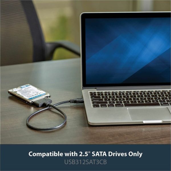 StarTech.com USB 3.1 (10Gbps) Adapter Cable for 2.5" SATA SSD/HDD Drives - Image 2