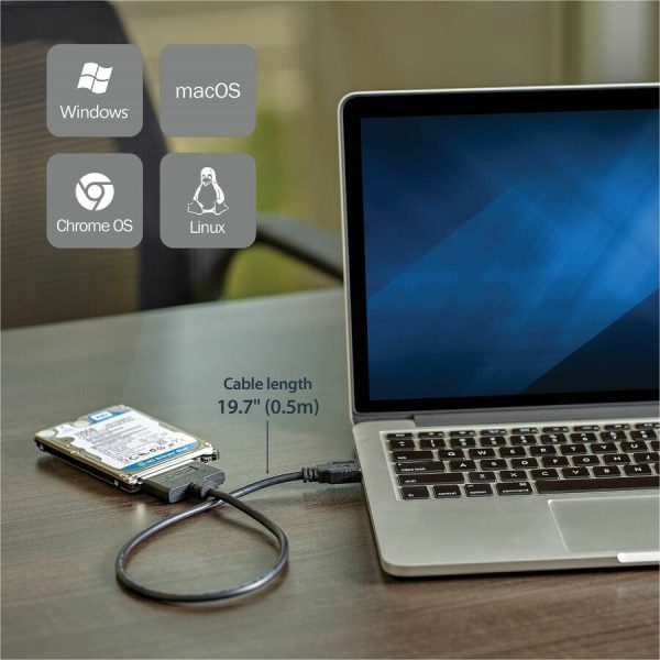 StarTech.com USB 3.1 (10Gbps) Adapter Cable for 2.5" SATA SSD/HDD Drives - Image 3