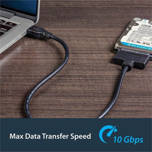 StarTech.com USB 3.1 (10Gbps) Adapter Cable for 2.5" SATA SSD/HDD Drives - Image 4