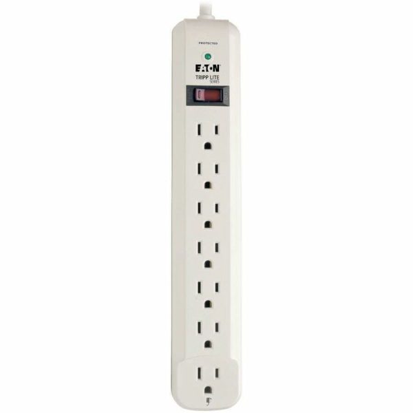 Eaton Tripp Lite Series Protect It! 7-Outlet Surge Protector, 25 ft. Cord, 1080 Joules, Diagnostic LED, Light Gray Housing - Image 4