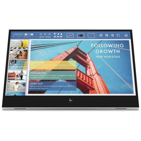 HP E14 G4 14" Class Full HD LCD Portable Monitor - 16:9 - Silver - Image 4