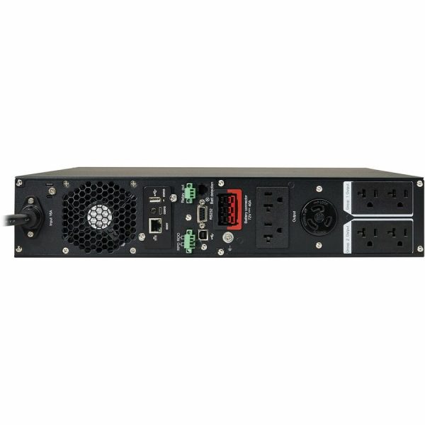 Eaton Tripp Lite Series SmartOnline 2000VA 1800W 120V Double-Conversion UPS - 7 Outlets, Extended Run, Network Card Included, LCD, USB, DB9, 2U Rack/Tower - Image 8