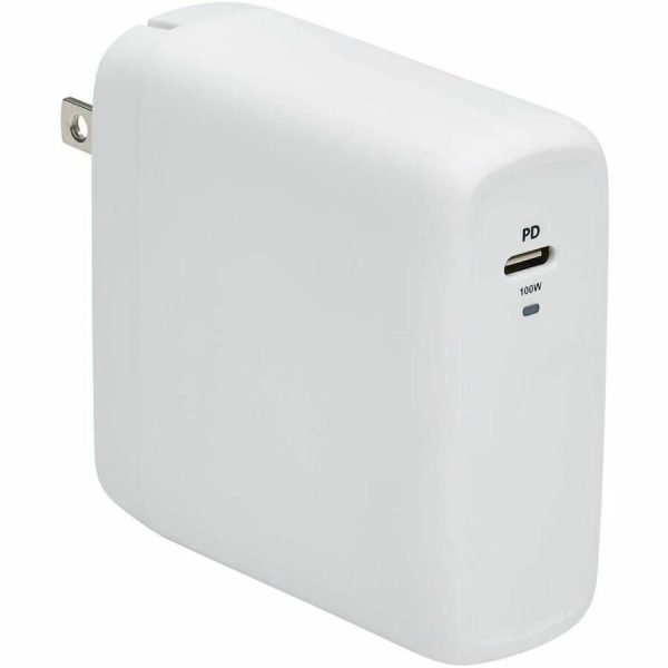 Eaton Tripp Lite Series Compact 1-Port USB-C Wall Charger - GaN Technology, 100W PD3.0 Charging, White - Image 4