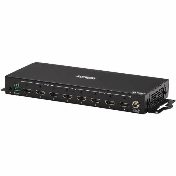 Eaton Tripp Lite Series 4x4 HDMI Matrix Switch/Splitter with Remote Control and Multi-Resolution Support, 4K 60 Hz, HDR, 4:4:4, TAA - Image 4