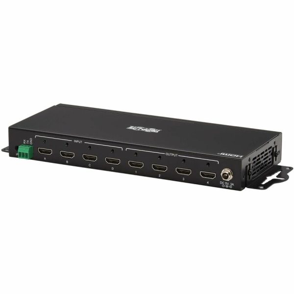 Eaton Tripp Lite Series 4x4 HDMI Matrix Switch/Splitter with Remote Control and Multi-Resolution Support, 4K 60 Hz, HDR, 4:4:4, TAA - Image 5