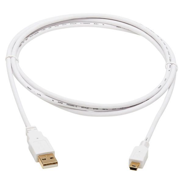 Eaton Tripp Lite Series Safe-IT USB 2.0 A to USB Mini-B Antibacterial Cable (M/M), White, 6 ft. (1.83 m) - Image 4