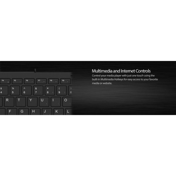 Adesso Mini Keyboard with USB Hubs - Image 2