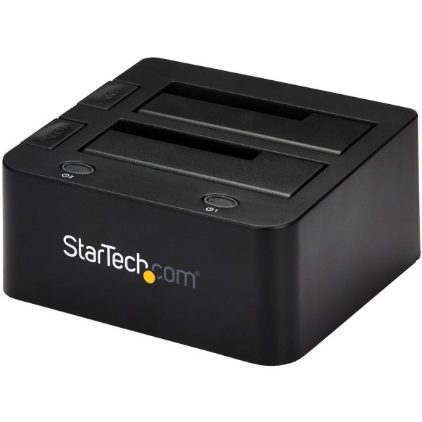 StarTech.com Dual-Bay USB 3.0 to SATA and IDE Hard Drive Docking Station, 2.5/3.5" SATA III and IDE (40 pin), SSD/HDD Dock, Top-Loading - Image 5