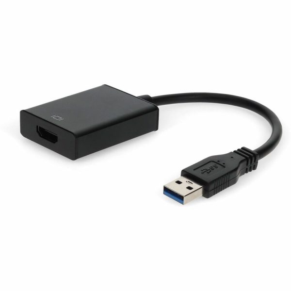 AddOn USB 3.0 (A) Male to HDMI 1.3 Female Adapter Including 1ft Cable