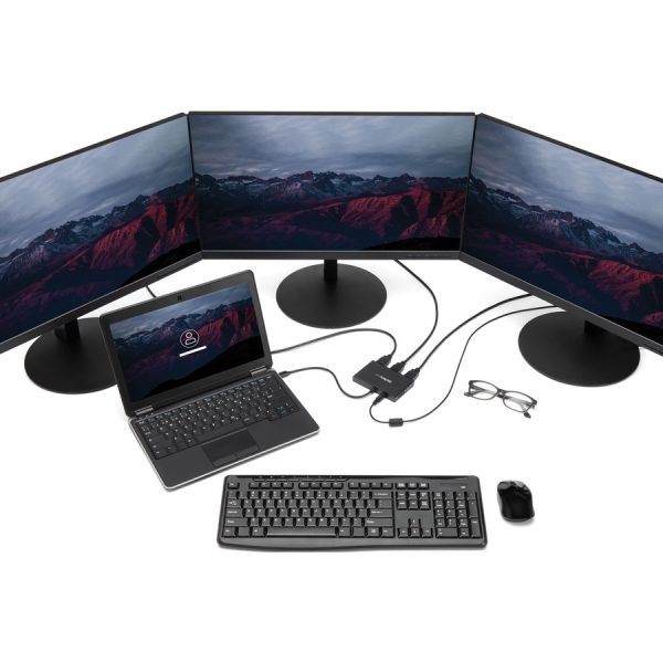StarTech.com 3-Port Multi Monitor Adapter, Mini DisplayPort to HDMI MST Hub, 3x 1080p, Video Splitter for Extended Desktop Mode, Windows - Image 7