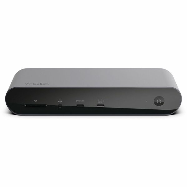 Belkin Thunderbolt 4 Laptop Docking Station - USB C Hub - USB C Docking Station for MacBook & Windows, 90W Power Delivery, Single 8K or Dual 4K Display, w/ Thunderbolt, HDMI, Ethernet, SD and Audio Ports