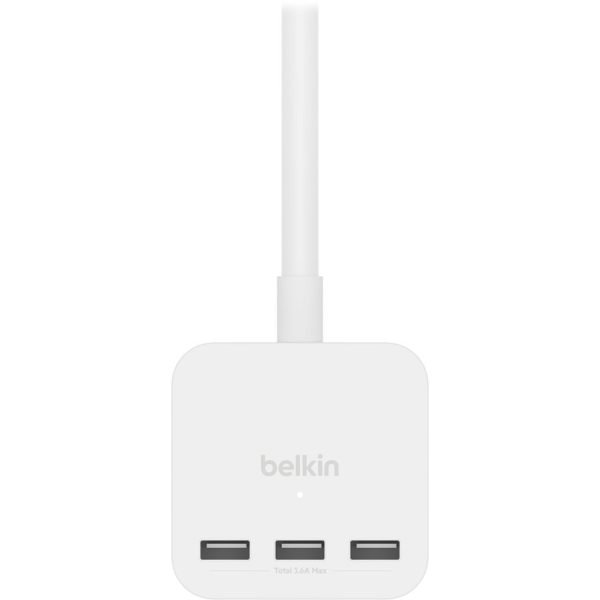 Belkin 3-Outlet Power Cube with 5-Foot Cord and USB-A Ports - Image 2