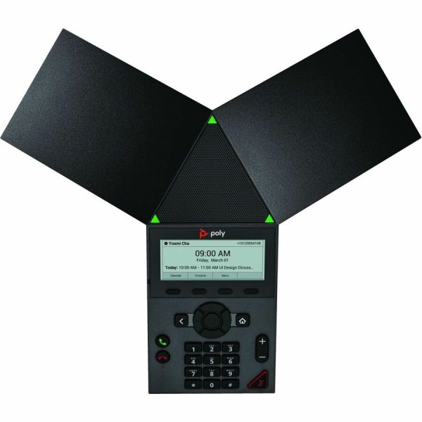 Poly Trio 8300 IP Conference Station - Corded - Wi-Fi, Bluetooth - Black - Image 4