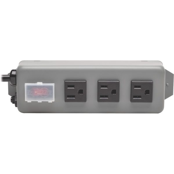 Eaton Tripp Lite Series Industrial Power Strip, 3-Outlet, 9 ft. (2.7 m) Cord, NEMA 5-15P Plug, Switch Guard - Image 2