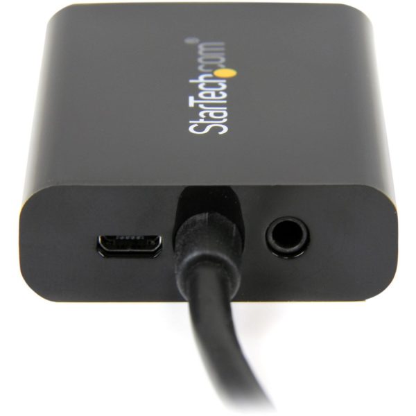 StarTech.com Micro HDMI�® to VGA Adapter Converter with Audio for Smartphones / Ultrabooks / Tablets - 1920x1080 - Image 4
