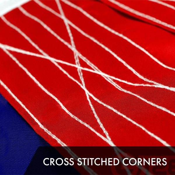 American Flag 300D Embroidered Polyester 8x12 Ft - Image 6