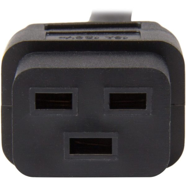 StarTech.com 3 ft Heavy Duty 14 AWG Computer Power Cord - C19 to C20 - Image 4