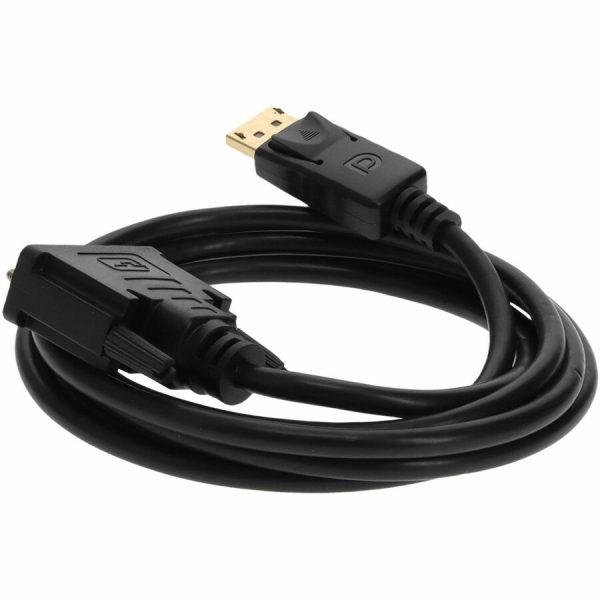 6ft DisplayPort 1.2 Male to DVI-D Dual Link (24+1 pin) Male Black Cable For Resolution Up to 2560x1600 (WQXGA) - Image 3