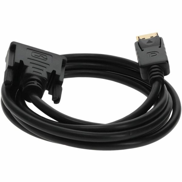 6ft DisplayPort 1.2 Male to DVI-D Dual Link (24+1 pin) Male Black Cable For Resolution Up to 2560x1600 (WQXGA) - Image 4