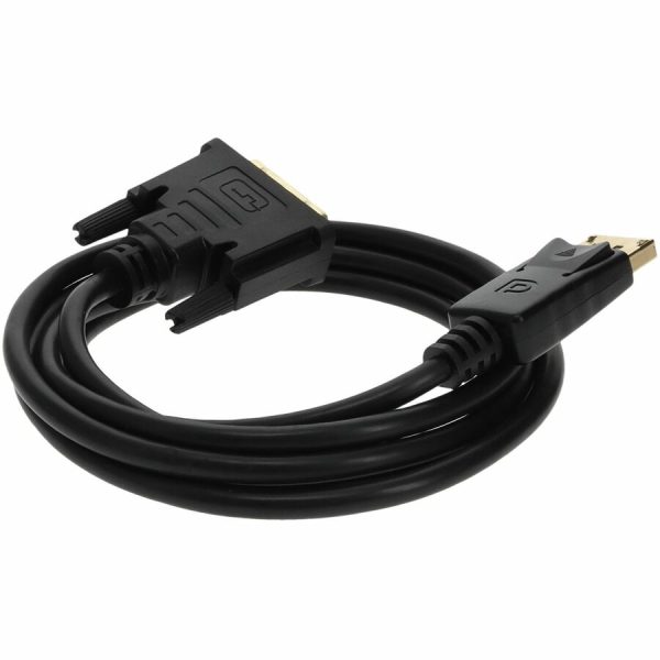6ft DisplayPort 1.2 Male to DVI-D Dual Link (24+1 pin) Male Black Cable For Resolution Up to 2560x1600 (WQXGA) - Image 5