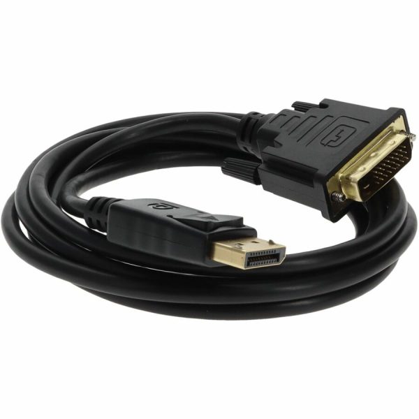 6ft DisplayPort 1.2 Male to DVI-D Dual Link (24+1 pin) Male Black Cable For Resolution Up to 2560x1600 (WQXGA) - Image 7