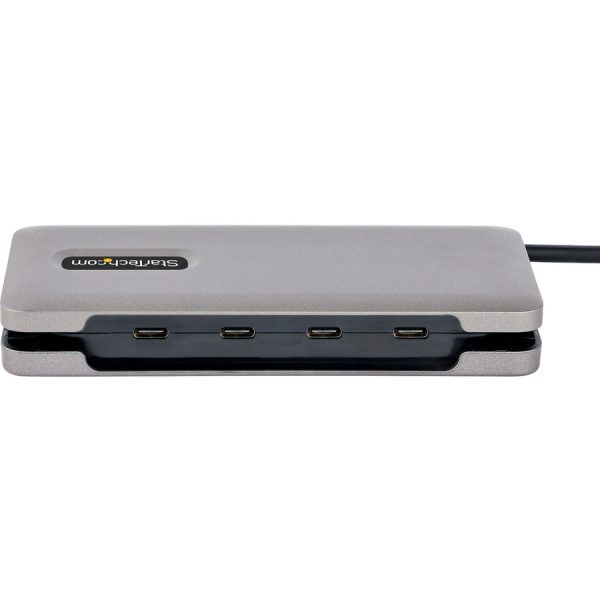 StarTech.com 4-Port USB-C Hub, USB 3.2 Gen 2, 10Gbps, 100W Power Delivery Pass-Through, 12.6in (32cm) Cable, Portable USB Expansion Hub - Image 5