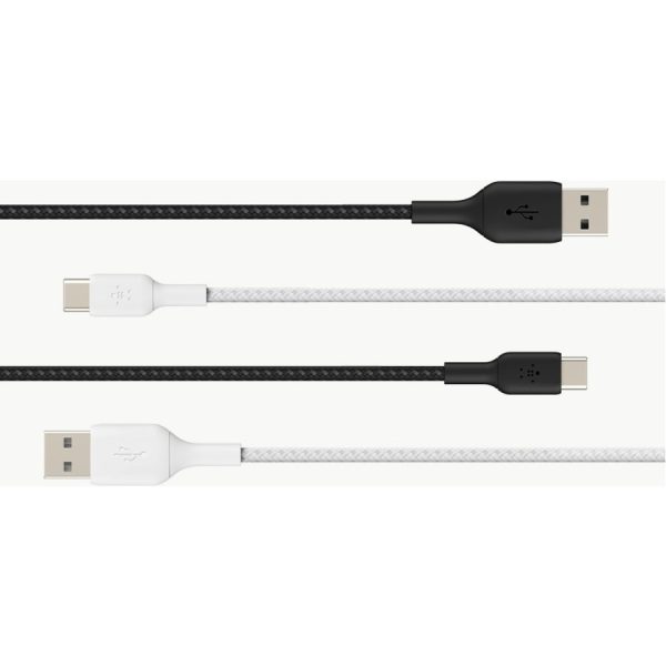 Belkin Braided USB-C to USB-A Cable (1m / 3.3ft, Black) - Image 7