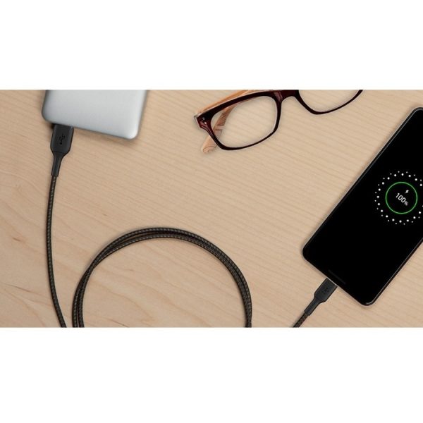 Belkin Braided USB-C to USB-A Cable (1m / 3.3ft, Black) - Image 8