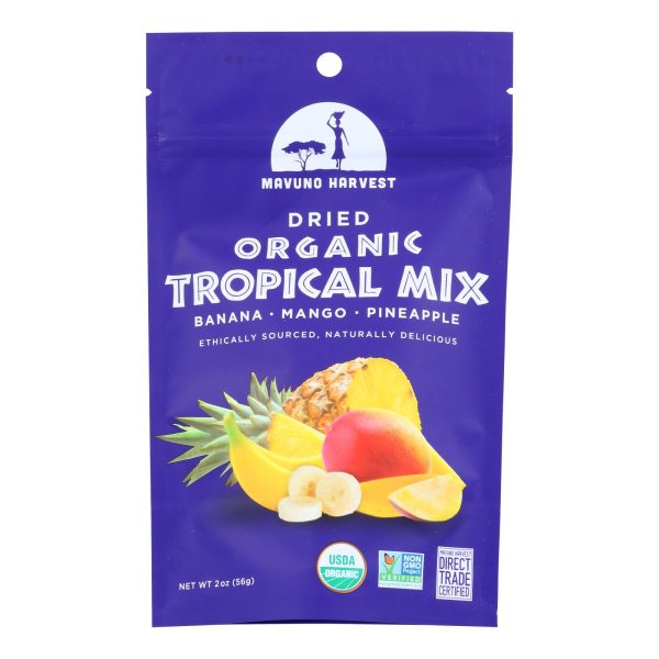Mavuno Harvest - Organic Dried Fruit - Tropical Mix - Case of 6 - 2 oz. - Image 3