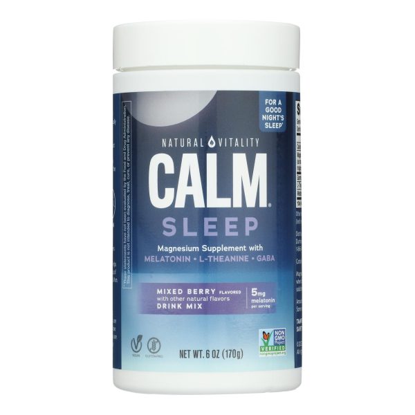 Natural Vitality's Natural Calm Specifics Calm Sleep With Natural Wildberry Flavor  - 1 Each - 6 OZ - Image 2