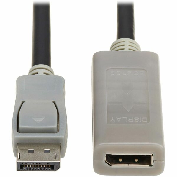 Eaton Tripp Lite Series DisplayPort Extension Cable with Active Repeater and Latching Connector (M/F), 4K 60 Hz, HDR, 4:4:4, HDCP 2.2, 10 ft. (3.1 m), TAA - Image 2