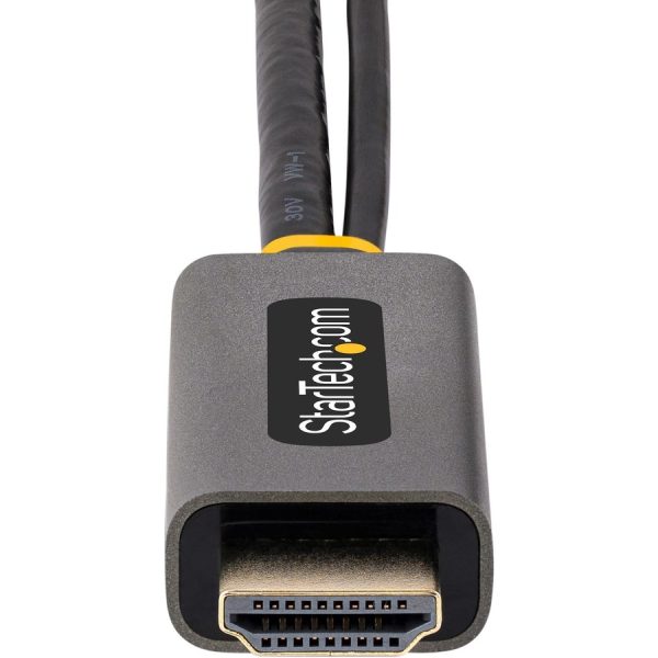 StarTech.com 1ft (30cm) HDMI to DisplayPort Adapter, 4K 60Hz HDR HDMI Source to DP Monitor, USB Bus Powered, HDMI 2.0 to DisplayPort 1.2 - Image 3