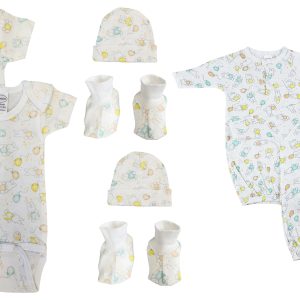 Unisex Newborn Baby 8 Pc  Sets Nc_0661