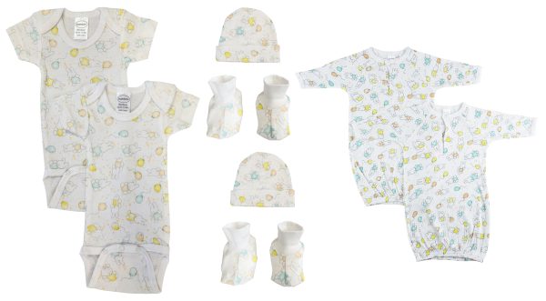 Unisex Newborn Baby 8 Pc  Sets Nc_0661