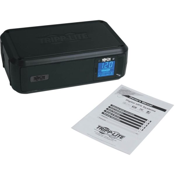 Eaton Tripp Lite Series OmniSmart LCD 120V 650VA 350W Line-Interactive UPS, Tower, LCD display, USB port - Image 4
