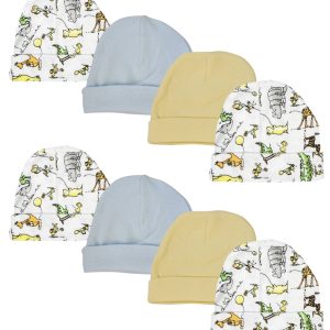 Boys Baby Caps (pack Of 8) Nc_0287