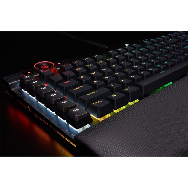 Corsair K100 RGB Mechanical Gaming Keyboard - CHERRY MX Speed - Black - Image 2
