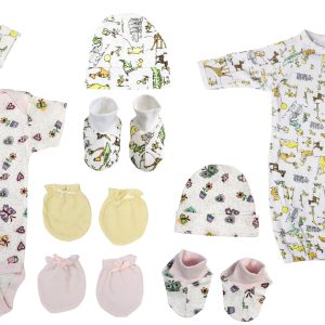 Newborn Baby Girl 9 Pc  Sets Nc_0610