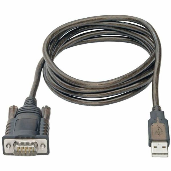 Eaton Tripp Lite Series RS232 to USB Adapter Cable with COM Retention (USB-A to DB9 M/M), FTDI, 5 ft. (1.52 m) - Image 2