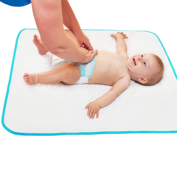 Portable Changing Pad for Home & Travel – Waterproof Reusable Extra Large Size 31.5 x23.6'' Baby Changing Mat with Reinforced Double Seams   Change Diaper On The Go   Unisex Boys&Girls